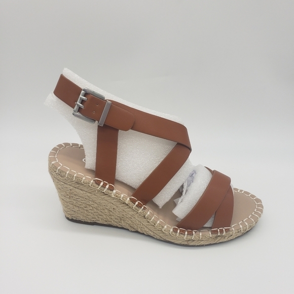 464- Charles by Charles David Wedge Brown Size 7.5 NWT - Picture 5 of 11